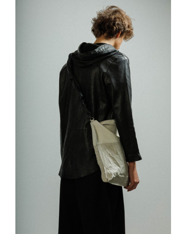 Veste longue en cuir MUT