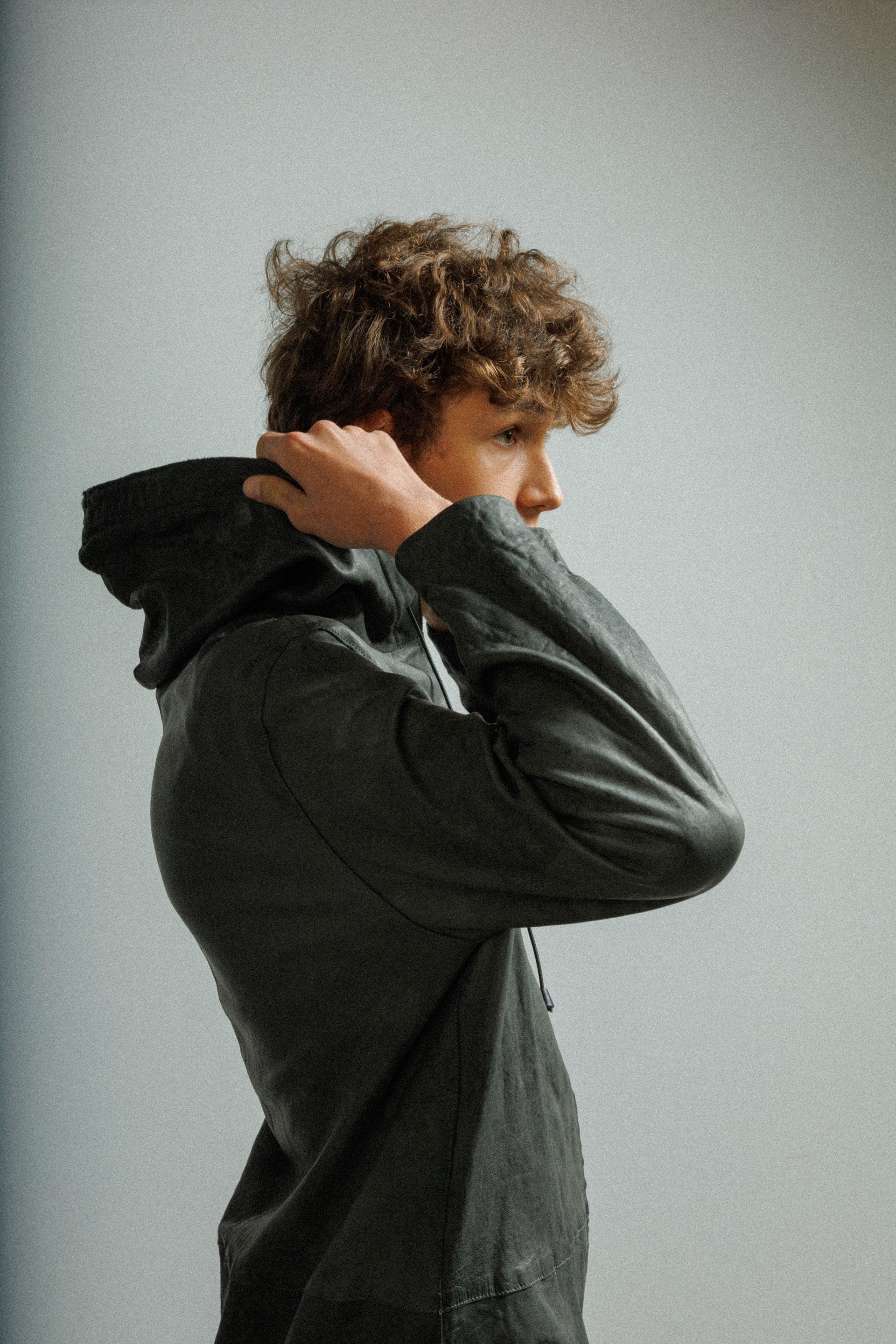 Chaqueta larga de cuero MUT