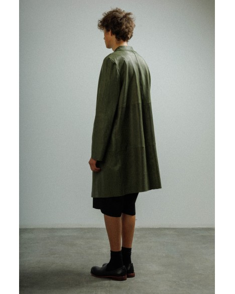 Veste longue en cuir MUT Veste longue en cuir MUT