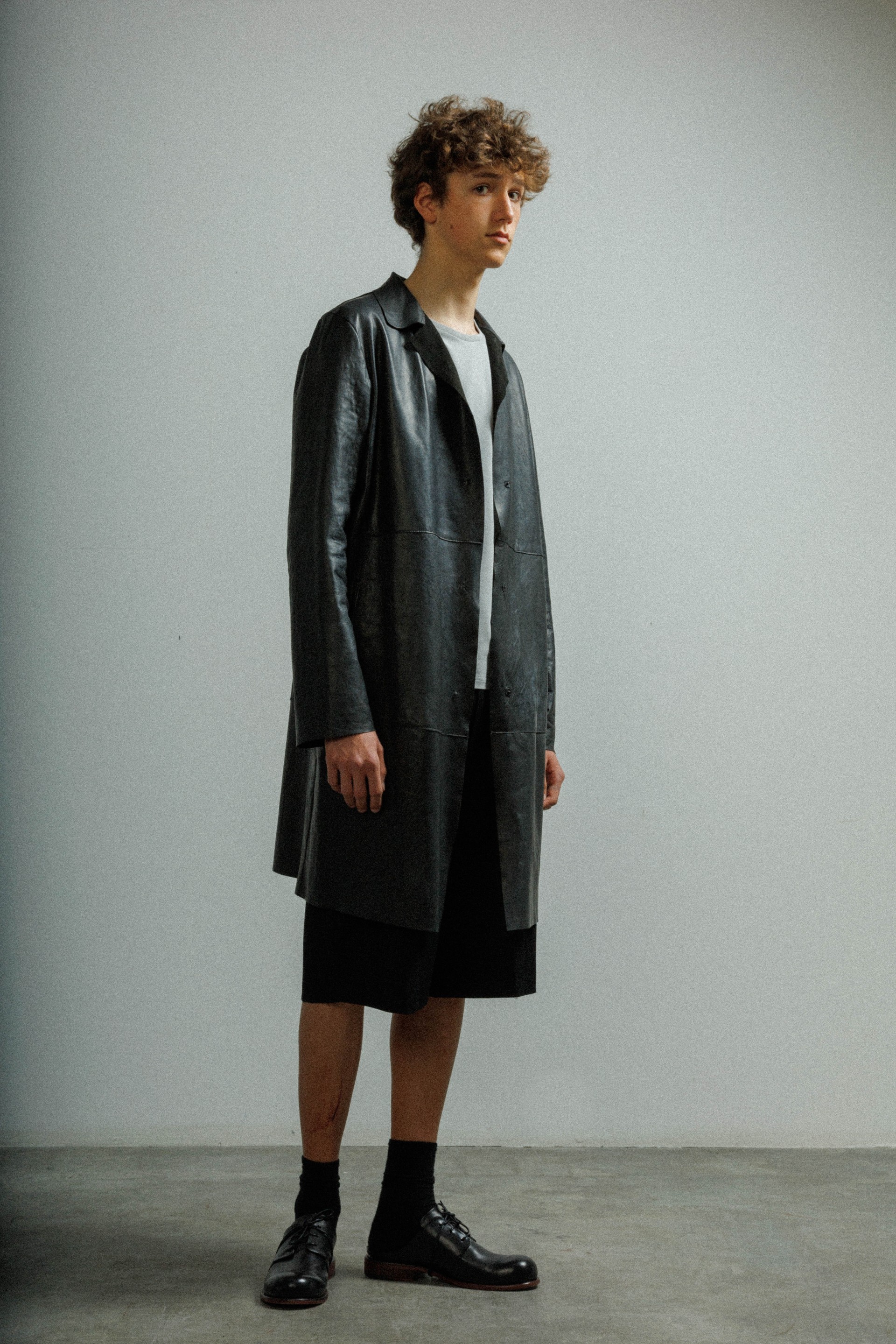 MUT Long leather jacket