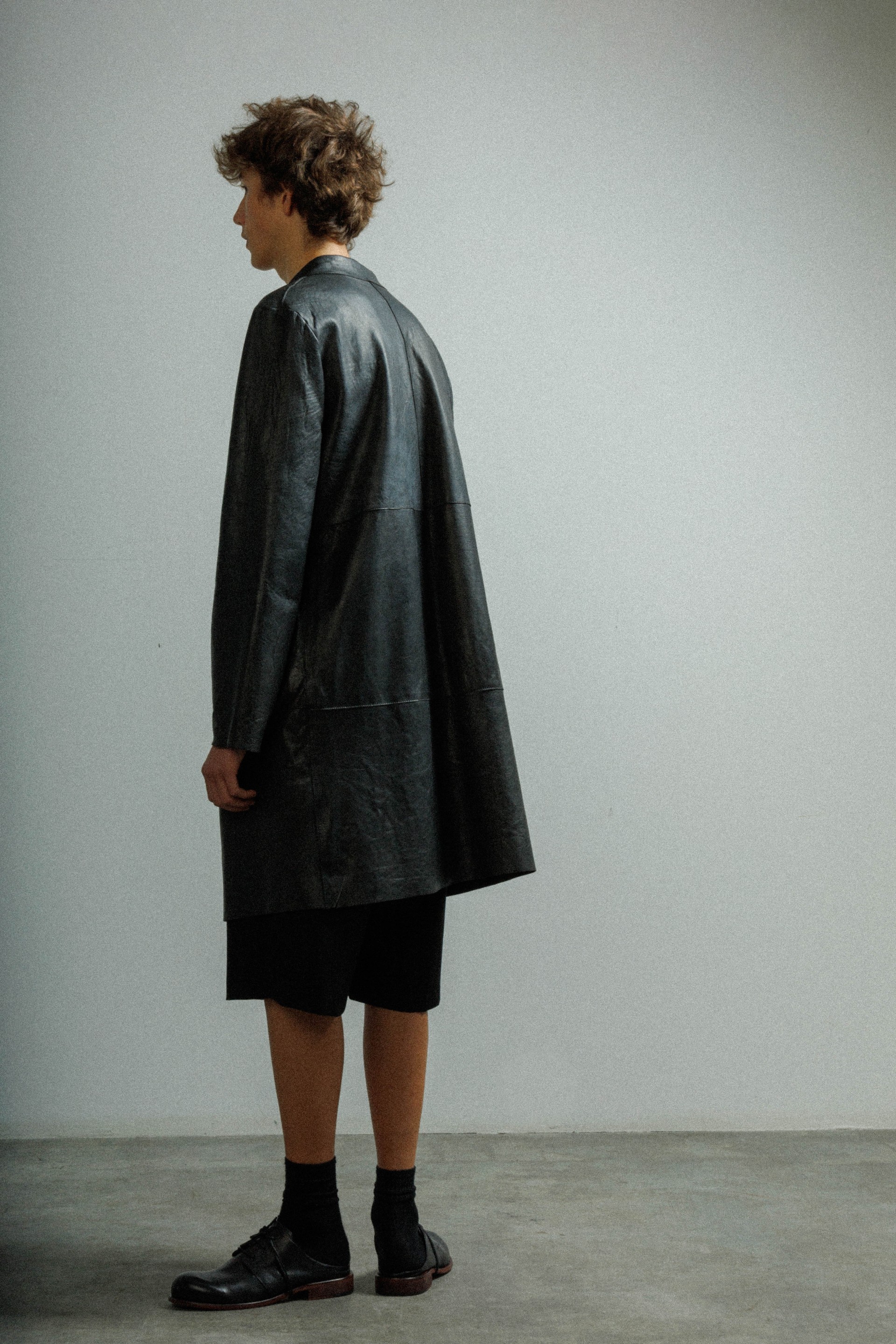 MUT Long leather jacket