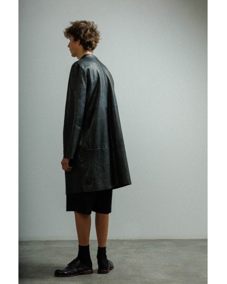 Veste longue en cuir MUT Veste longue en cuir MUT