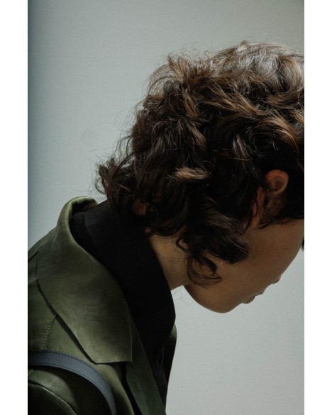 Casaco comprido em pele MUT