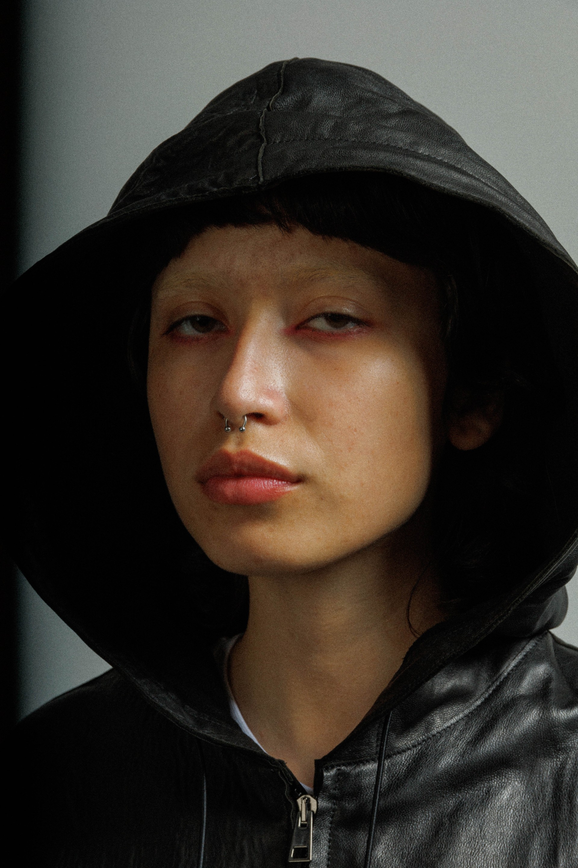 Giacca lunga in pelle MUT