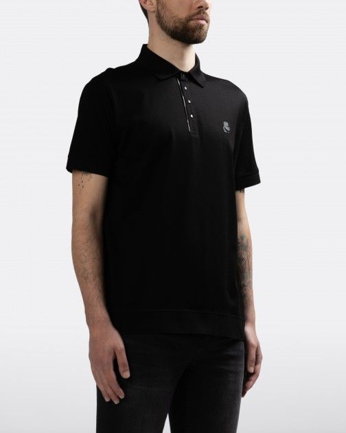 Karl Lagerfeld 745001 Black Polo shirt - 192-745001-01 | PROF Online Store