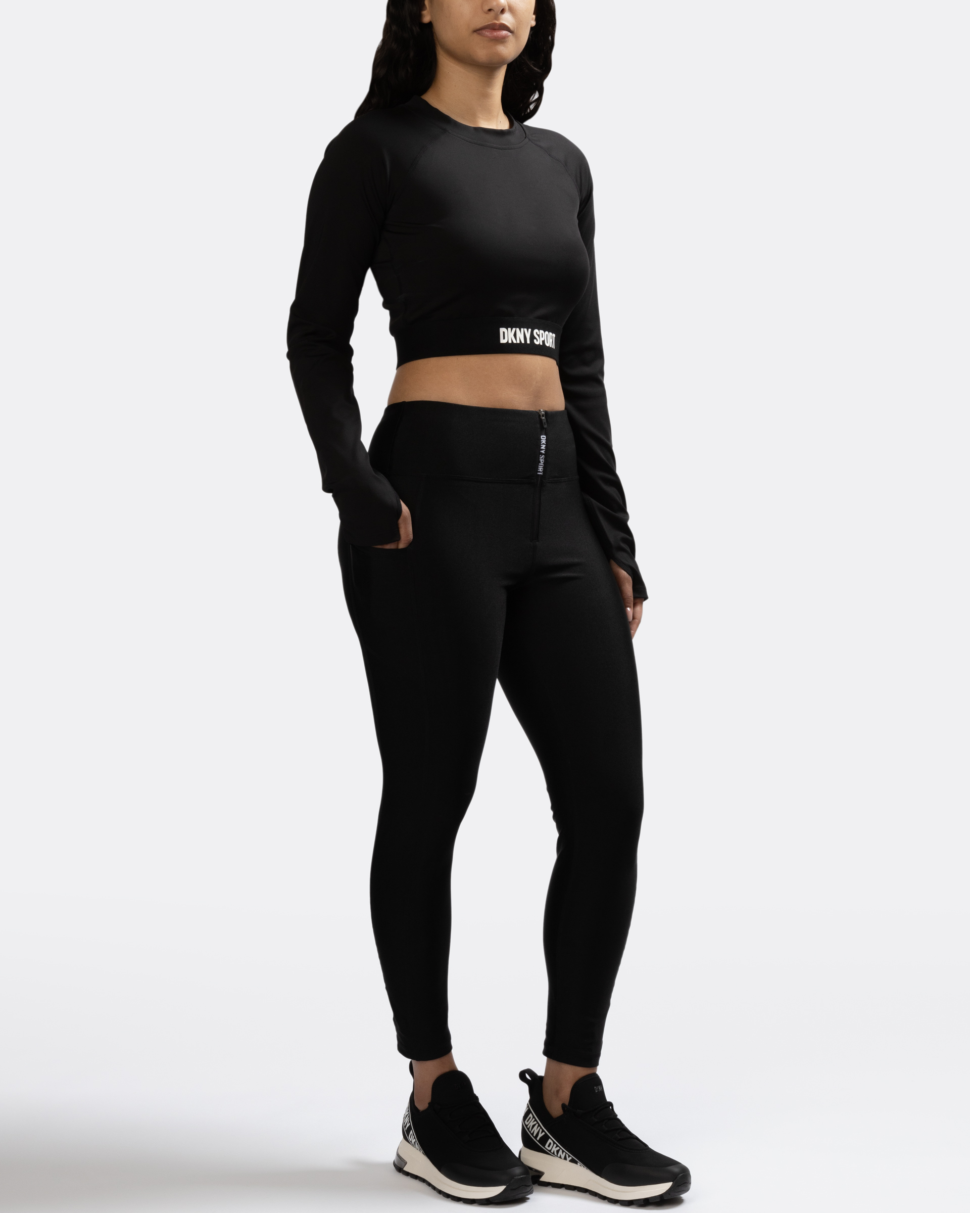 Camisola cropped DKNY Sport