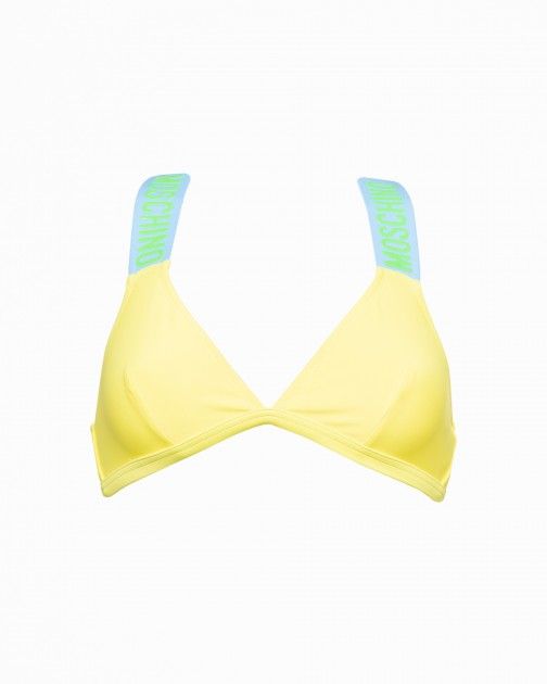 Moschino Swim Unpadded triangle bikini top