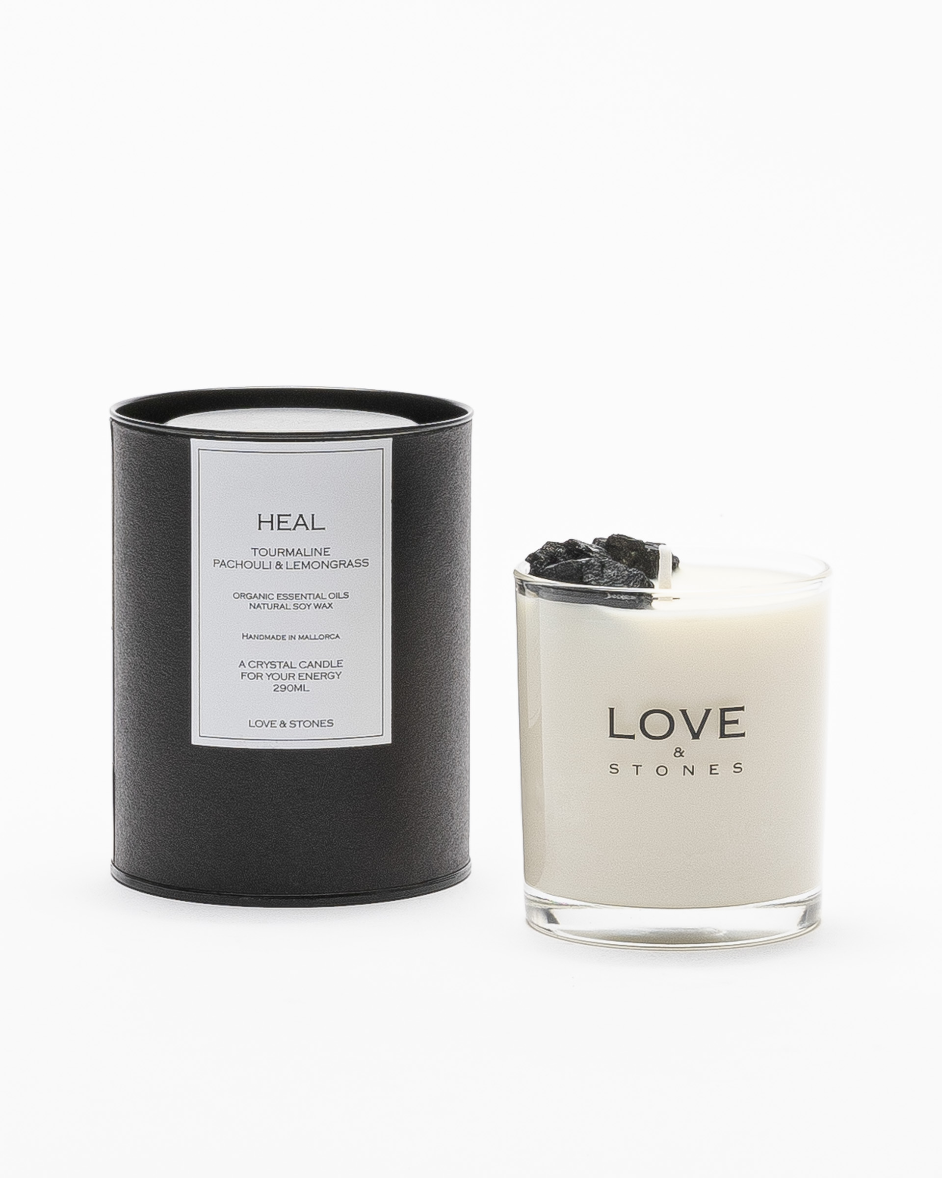 Kerze Love & Stones