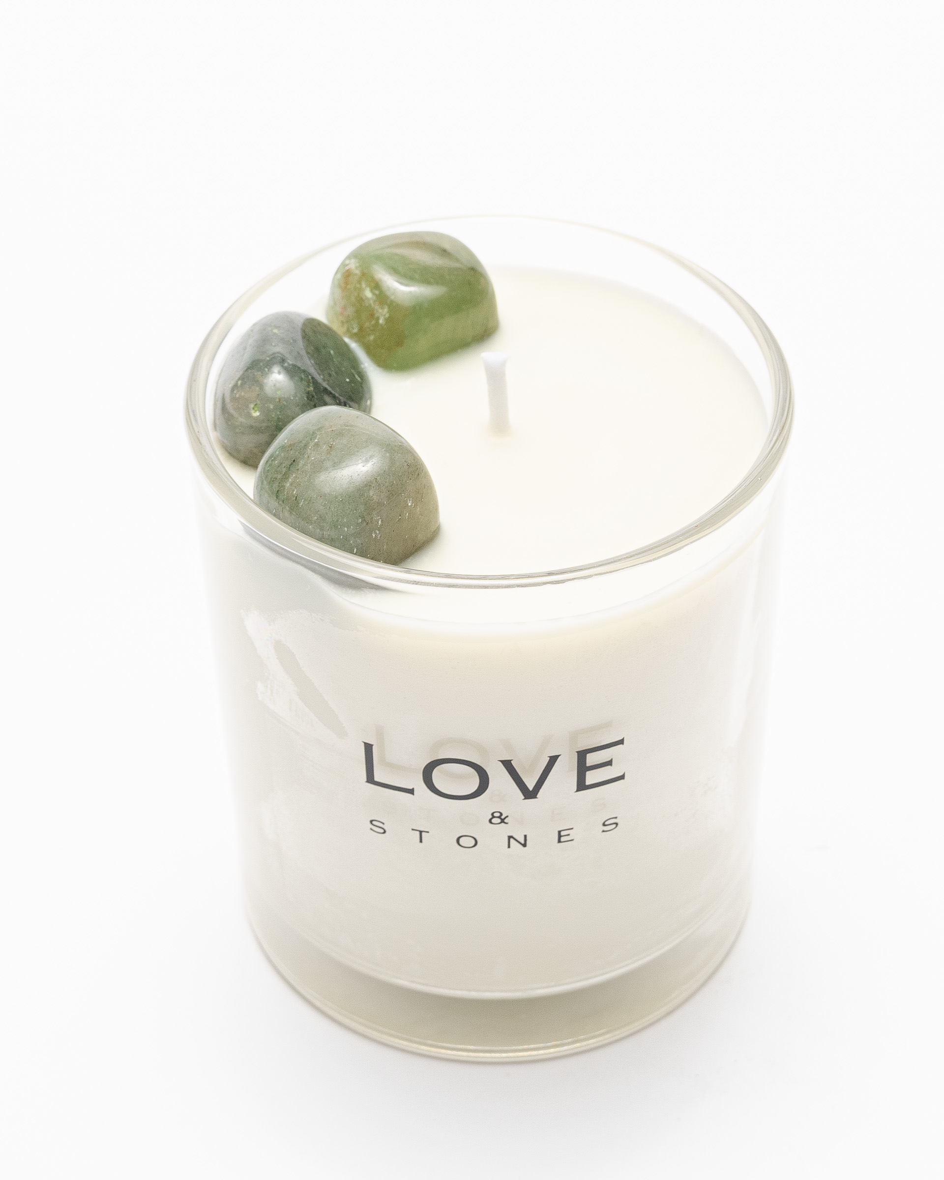 Kerze Love & Stones