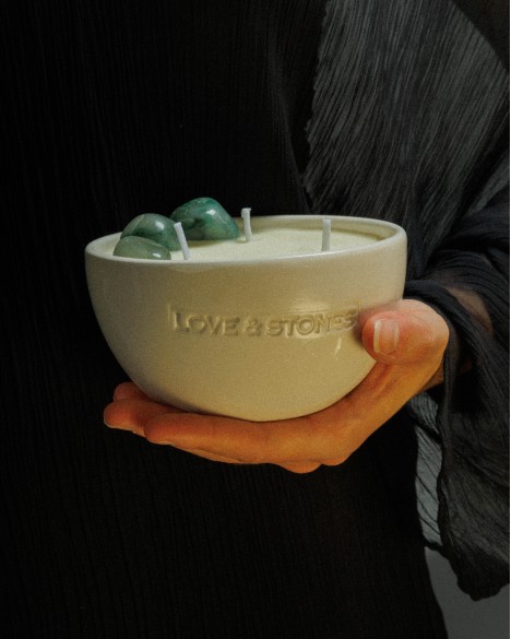Kaars Love & Stones Kaars Love & Stones