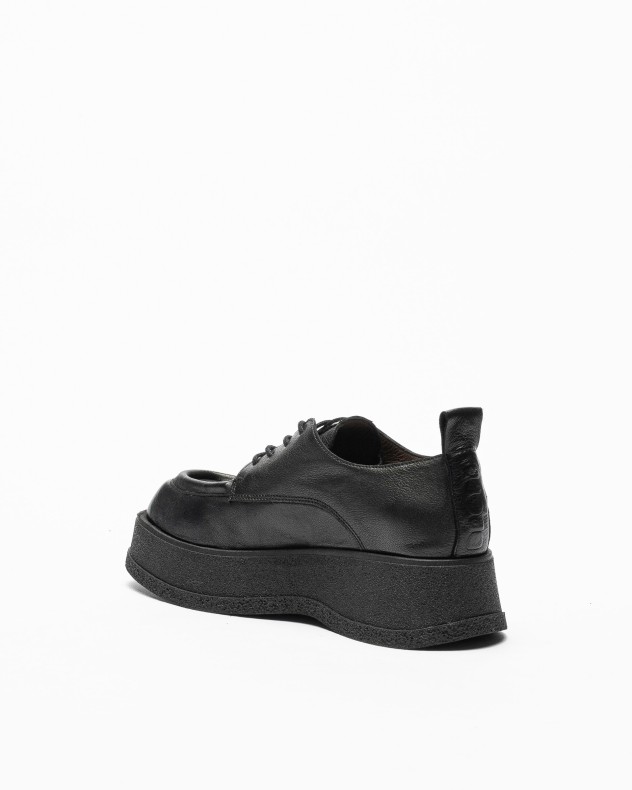 Sapatos derby com plataforma Dropp