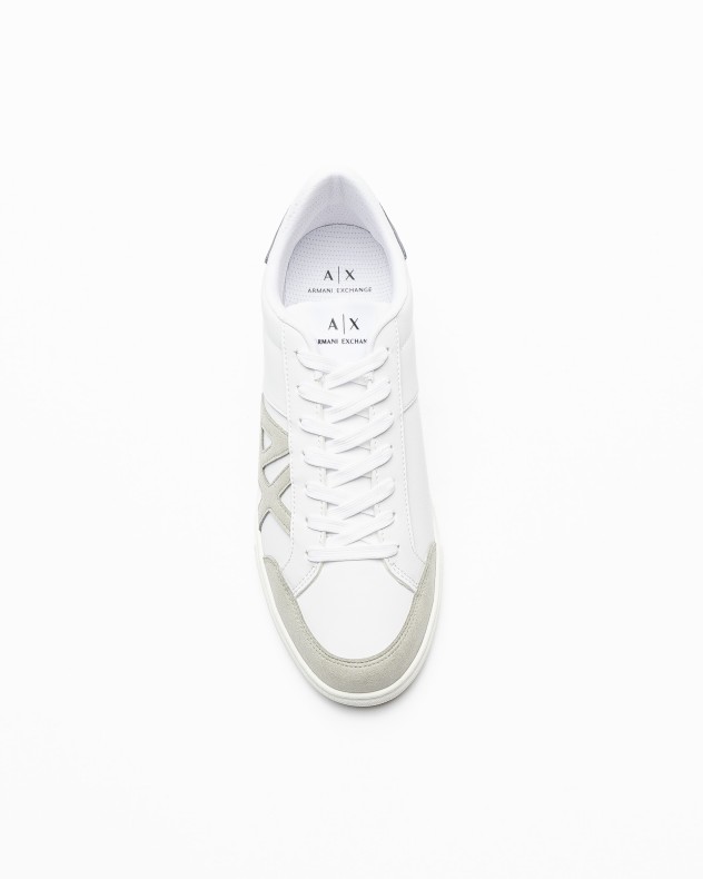 Witte sportschoenen Armani Exchange
