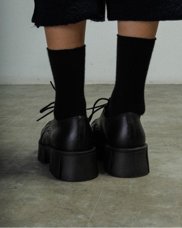 Zapatos derby con plataforma Papucei