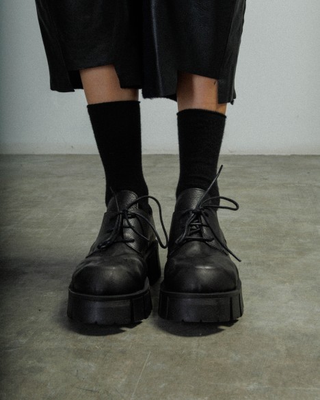 Zapatos derby con plataforma Papucei