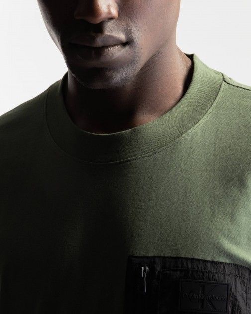 Calvin Klein Jeans J30J323997 Online 182-323997-10 Green Store - T-shirt | PROF