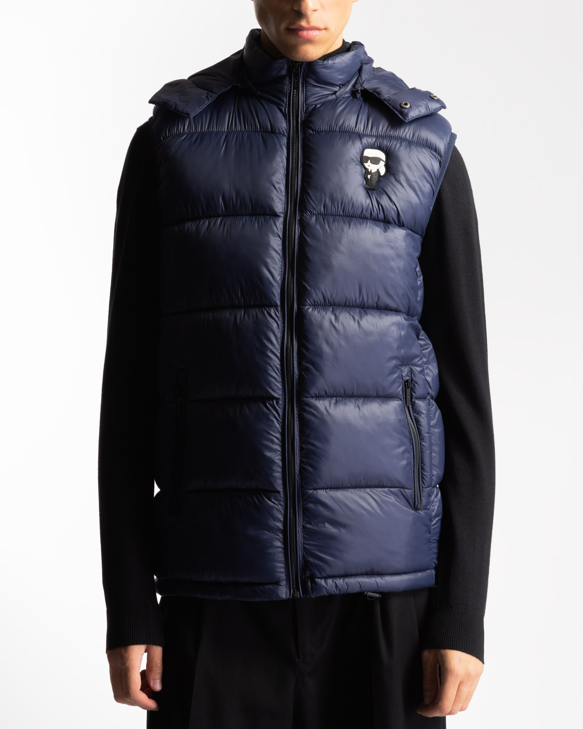 Gilet con cappuccio Karl Lagerfeld