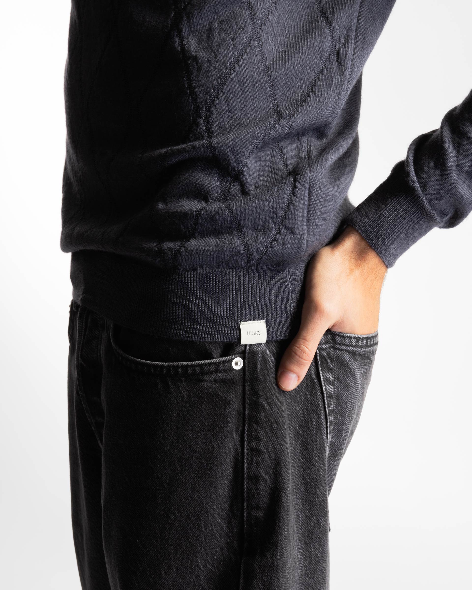 Felpa di colletti alto Liu Jo