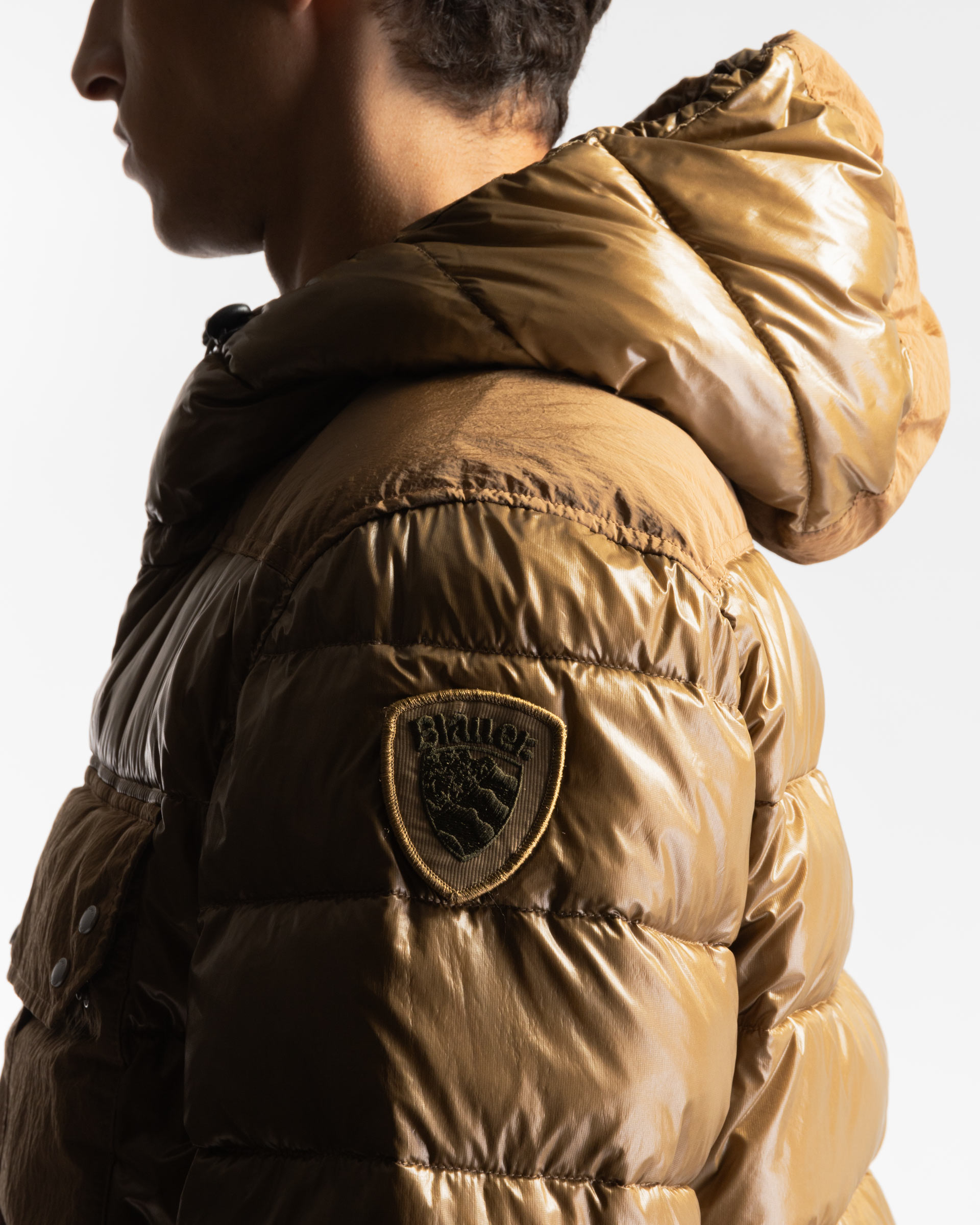 Blauer Puffer jacket