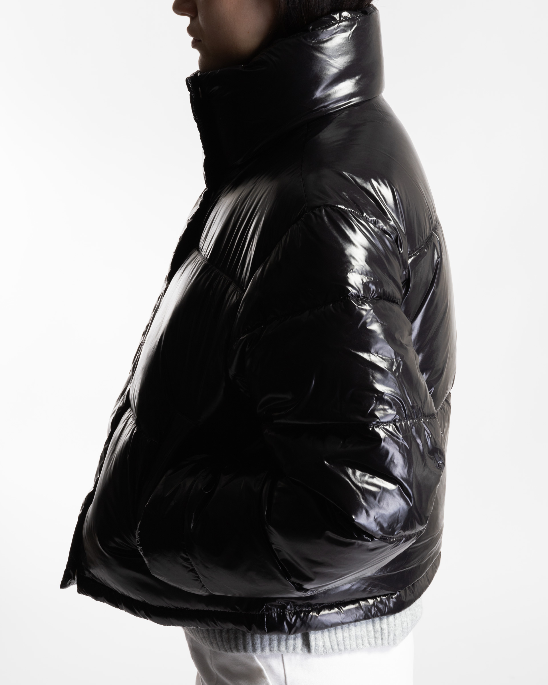 Calvin Klein Jeans Cropped puffer jacket