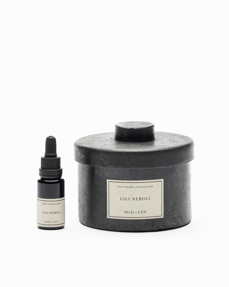 アロマグッズ MAD et LEN Black Block Pot \"LILI NEROLI\" Lili Neroli