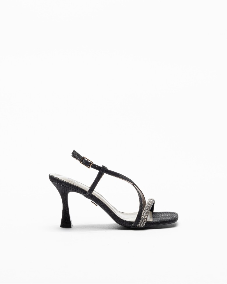 Sandalen met hoge hak Gloss 918-33 Zwart 194-918-33-01 PROF