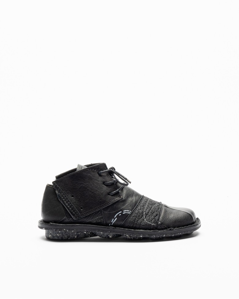 Trippen Proto Black Ankle Boots - 197-PROTO-01 - PROF
