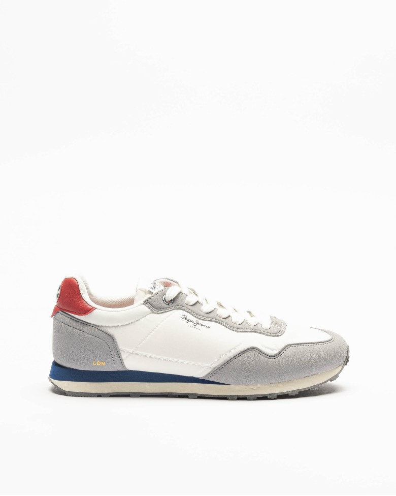 Leather Shoes Pepe Jeans White Sneakers Pepe Jeans Camden Nature
