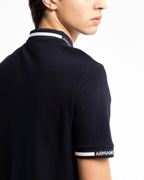 Piquet-Baumwolle-Poloshirt Armani Exchange