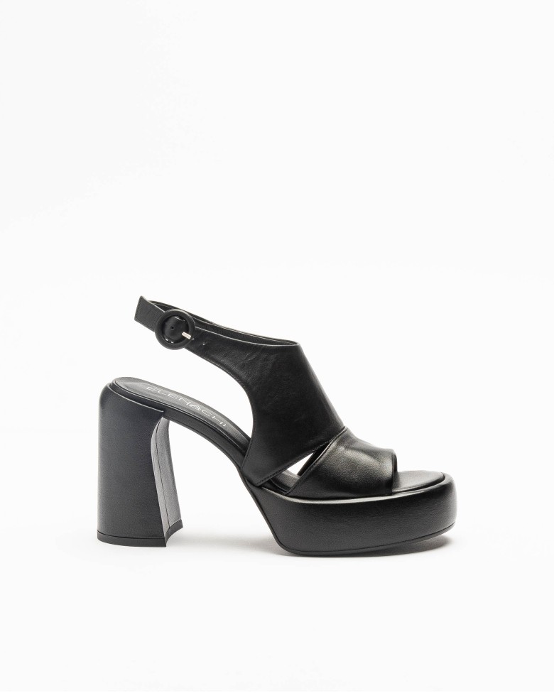 Sandalen met hoge hak Elena Iachi E3536 Zwart 213-E3536-01 PROF