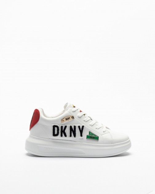 Baskettes blanches Dkny