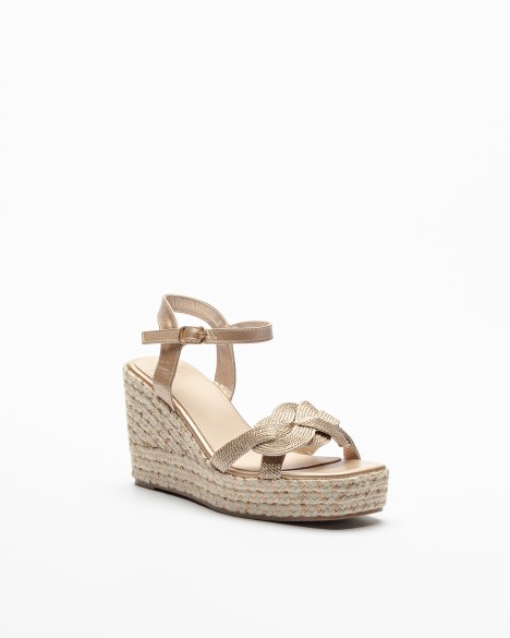 Sandali con zeppa Gloss