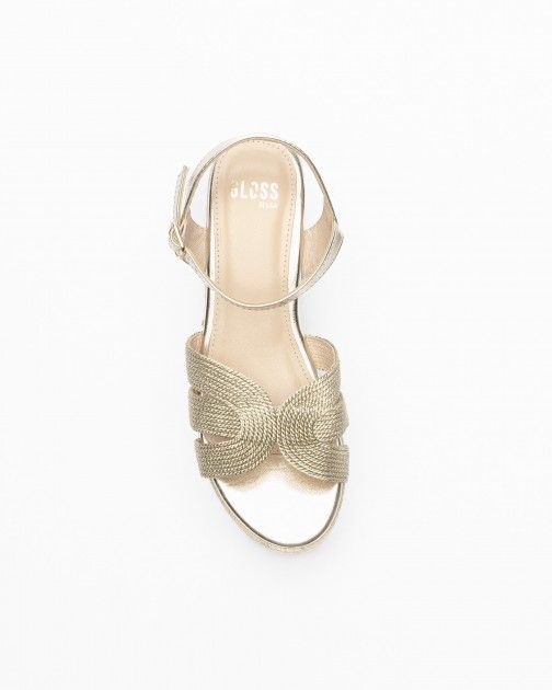 Gloss Wedge sandals