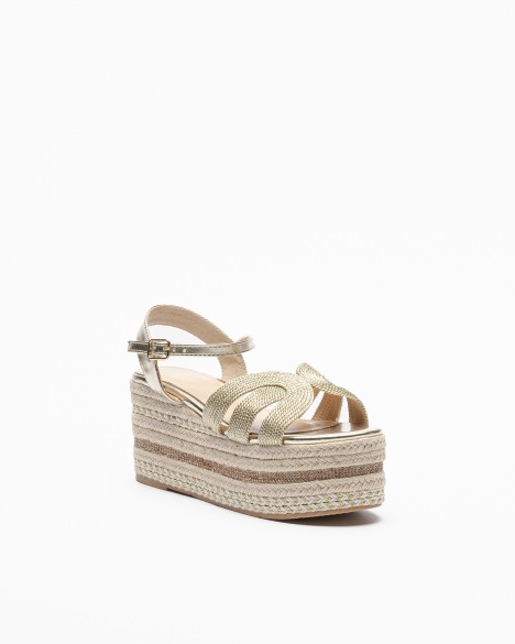 Sandalias con cu�a Gloss
