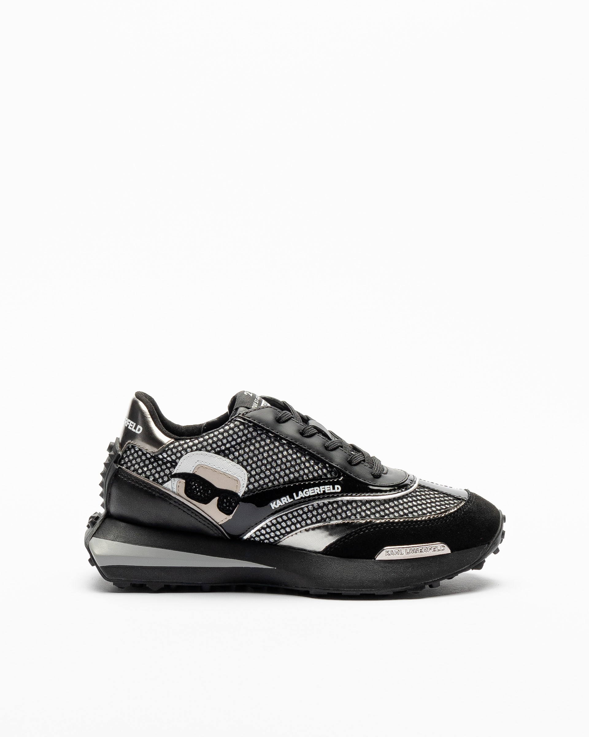 Karl Lagerfeld Zone Karl NFT Lo Mix Black Sneakers - 176