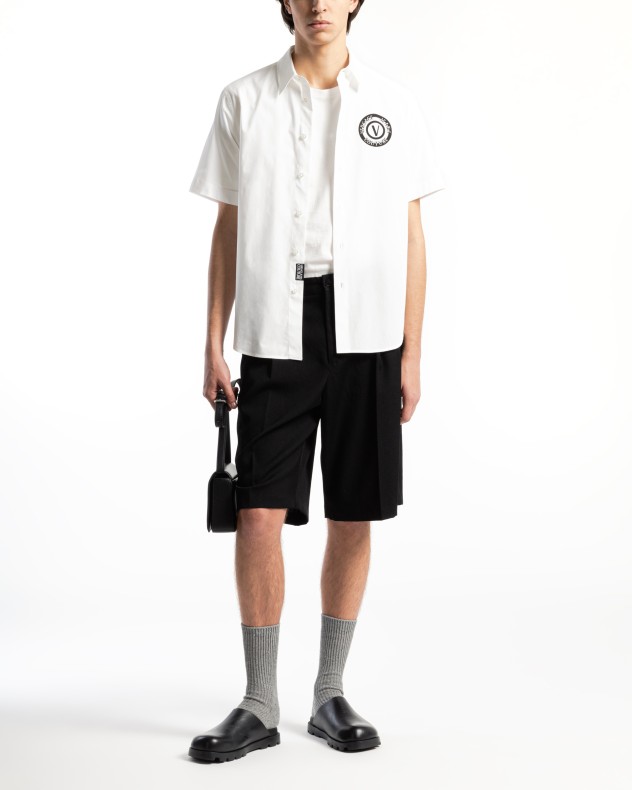 Overhemd met korte mouwen Versace Jeans Couture