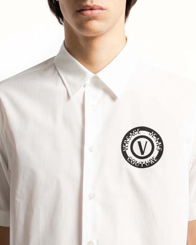 Overhemd met korte mouwen Versace Jeans Couture