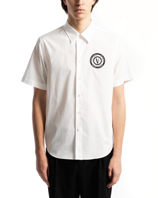 Overhemd met korte mouwen Versace Jeans Couture