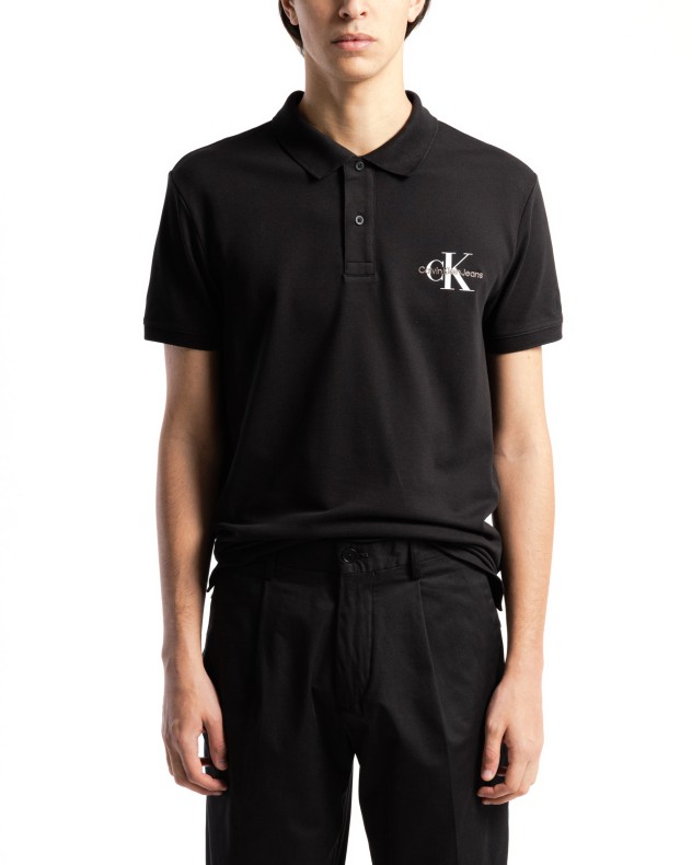 Polo em algodo piquet Calvin Klein Jeans