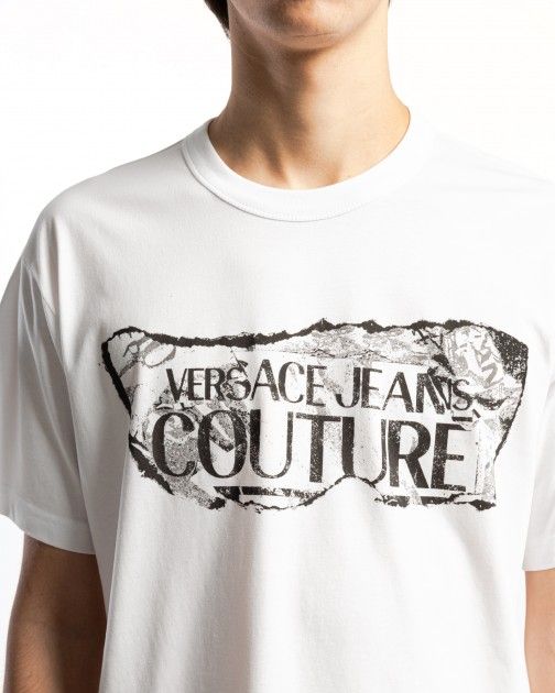 Versace Jeans Couture 76GAHE03 White T-shirt - 492-76HE03-00 | PROF ...
