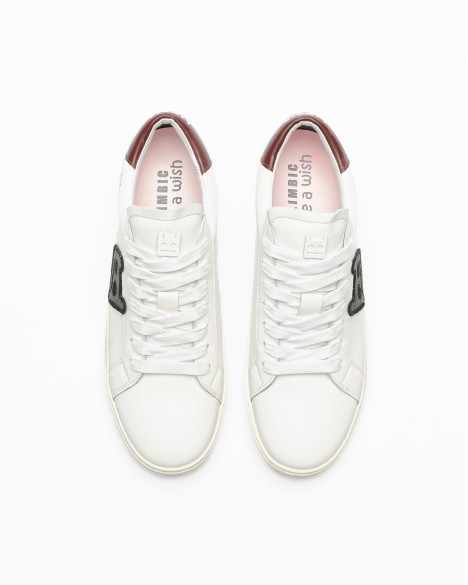 Limbic White sneakers
