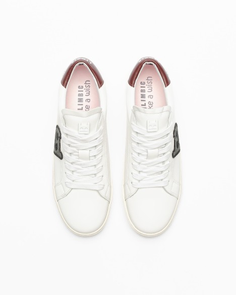 Limbic White sneakers