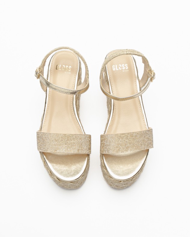 Platform sandalen Gloss