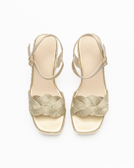 Sandalias con cu�a Gloss