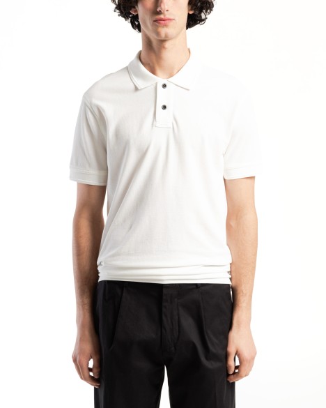 Polo em algodo piquet Boss