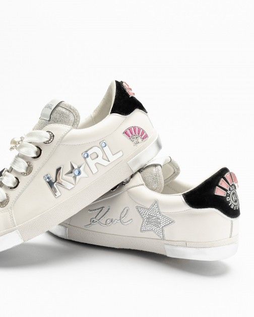 Weie Sneakers Karl Lagerfeld