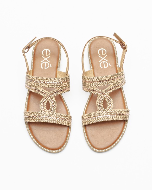 Ex� Flat sandals