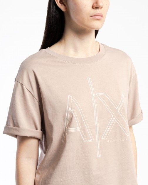 T-shirt con cappuccio Armani Exchange