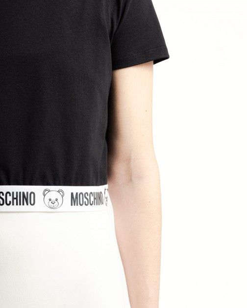 T-shirt crop top Moschino Underwear