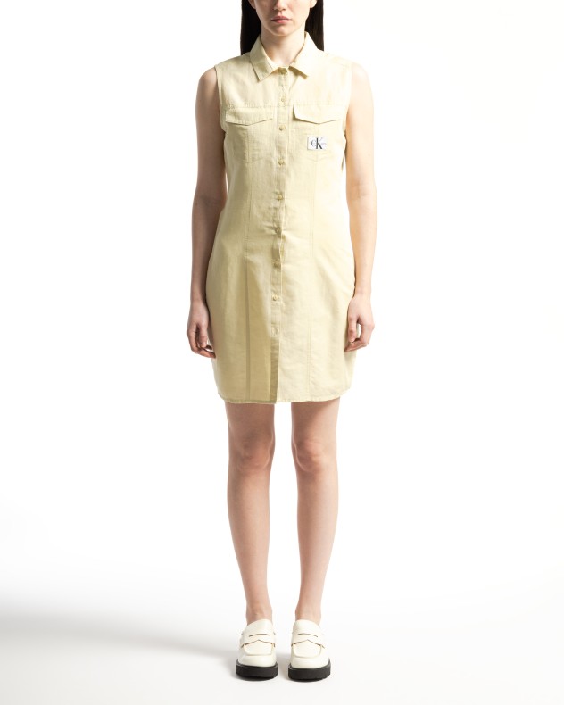 Vestido camiseiro Calvin Klein Jeans