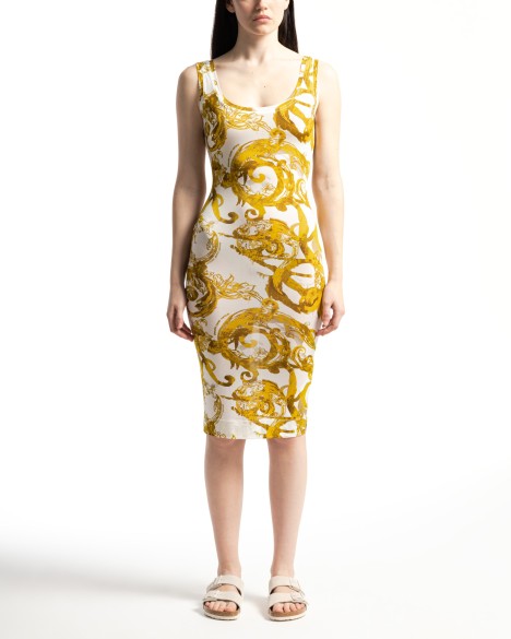 Vestido comprido Versace Jeans Couture